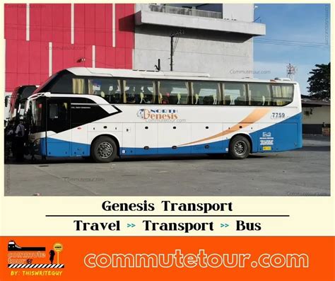 genesis bus schedule today